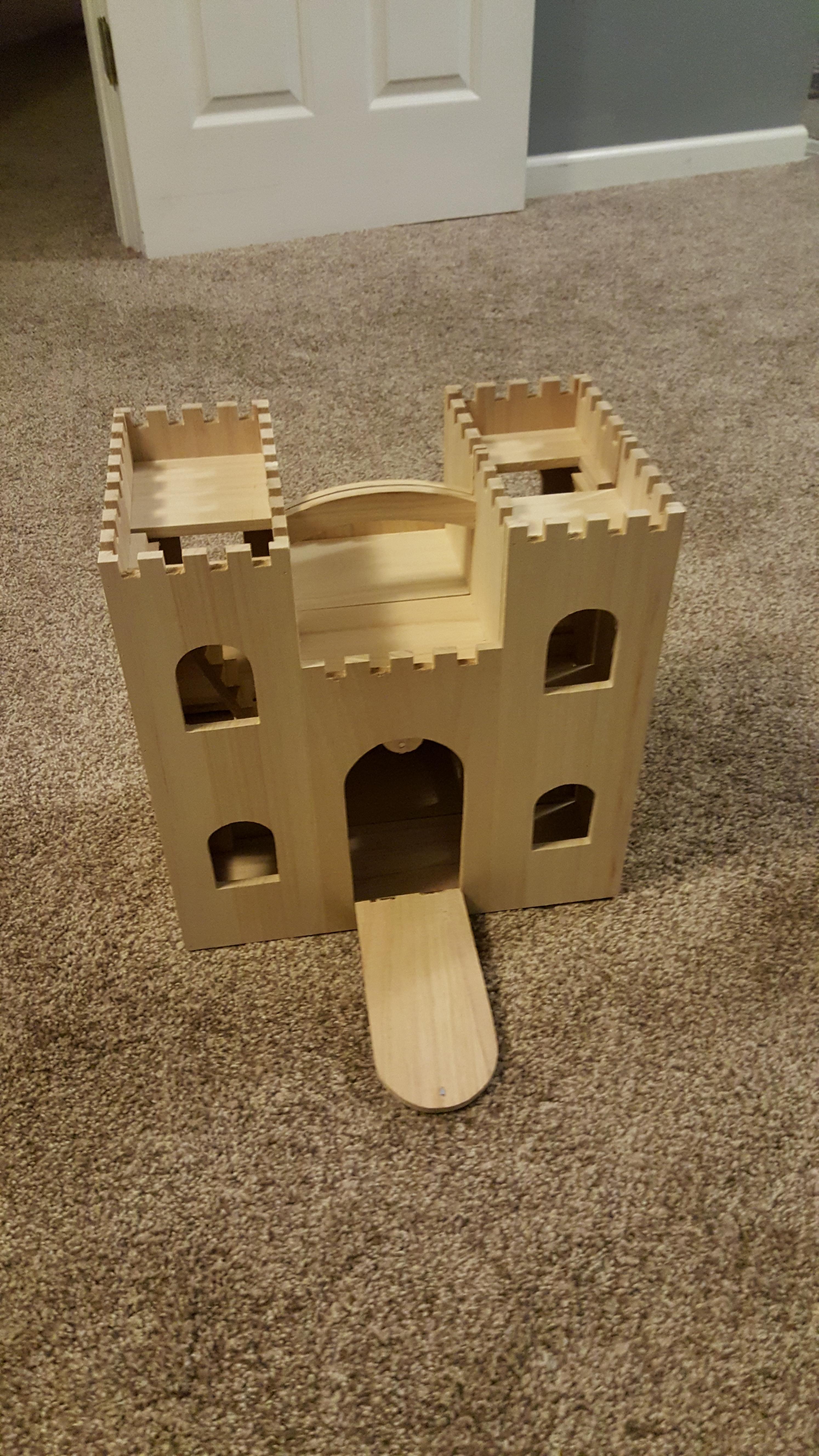 castle toy chest